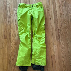 Burton Bright Green Snow Pants